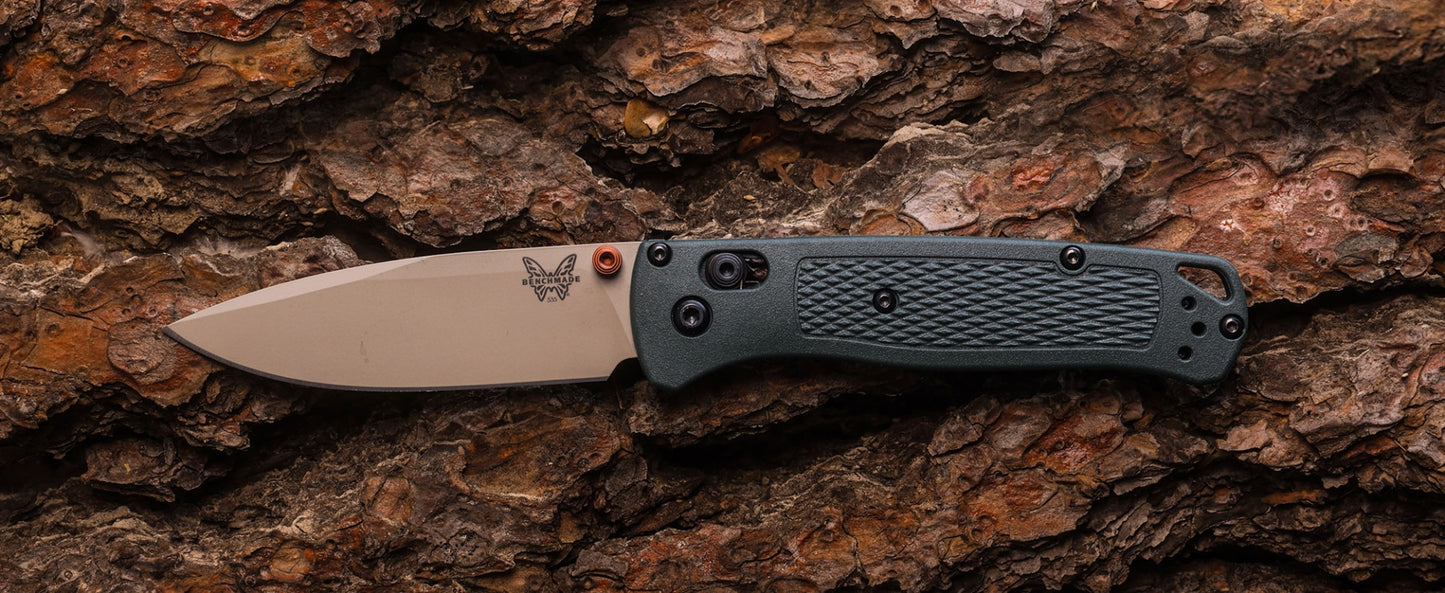 Benchmade 535TN-2601 Bugout Taiga Green Elmax 4