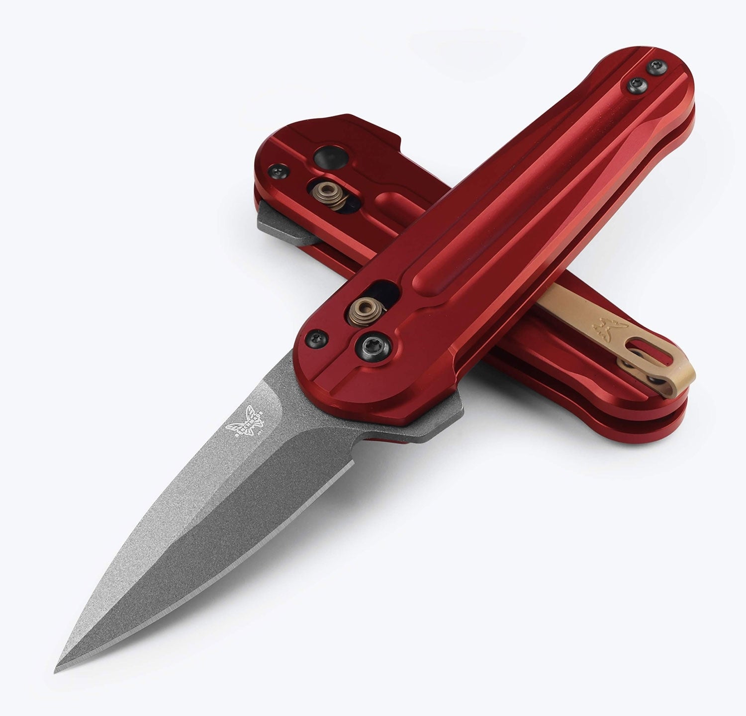 Benchmade 491GY-01 Lowden Axis Flipper Phoenix Red 1