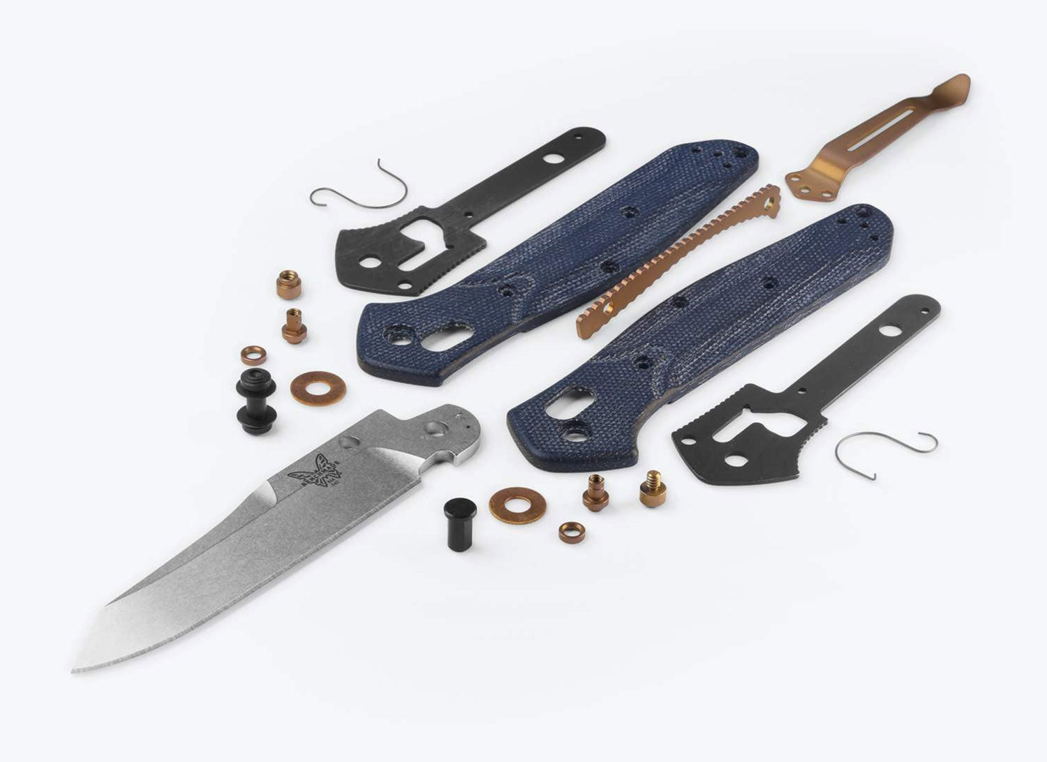 Benchmade 940-04 Osborne, Blue Denim Micarta 5