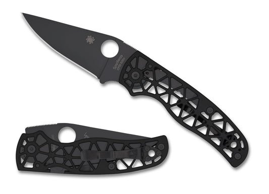 Spyderco C266BKALBKP Edgerati, Black, S30V, Plain
