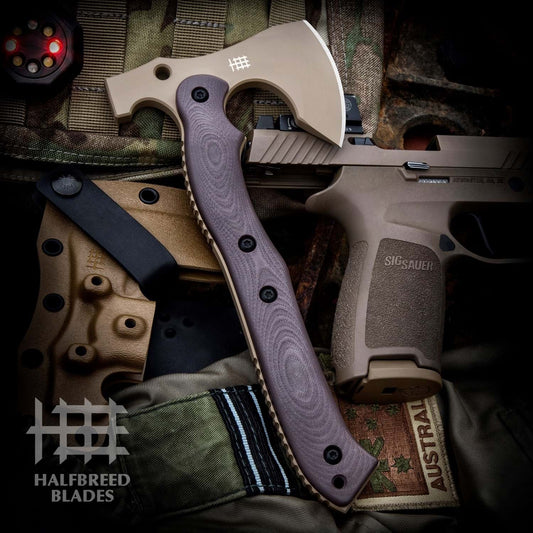 Halfbreed Blades CRA-01 DE Dark Earth Compact Rescue Axe 1
