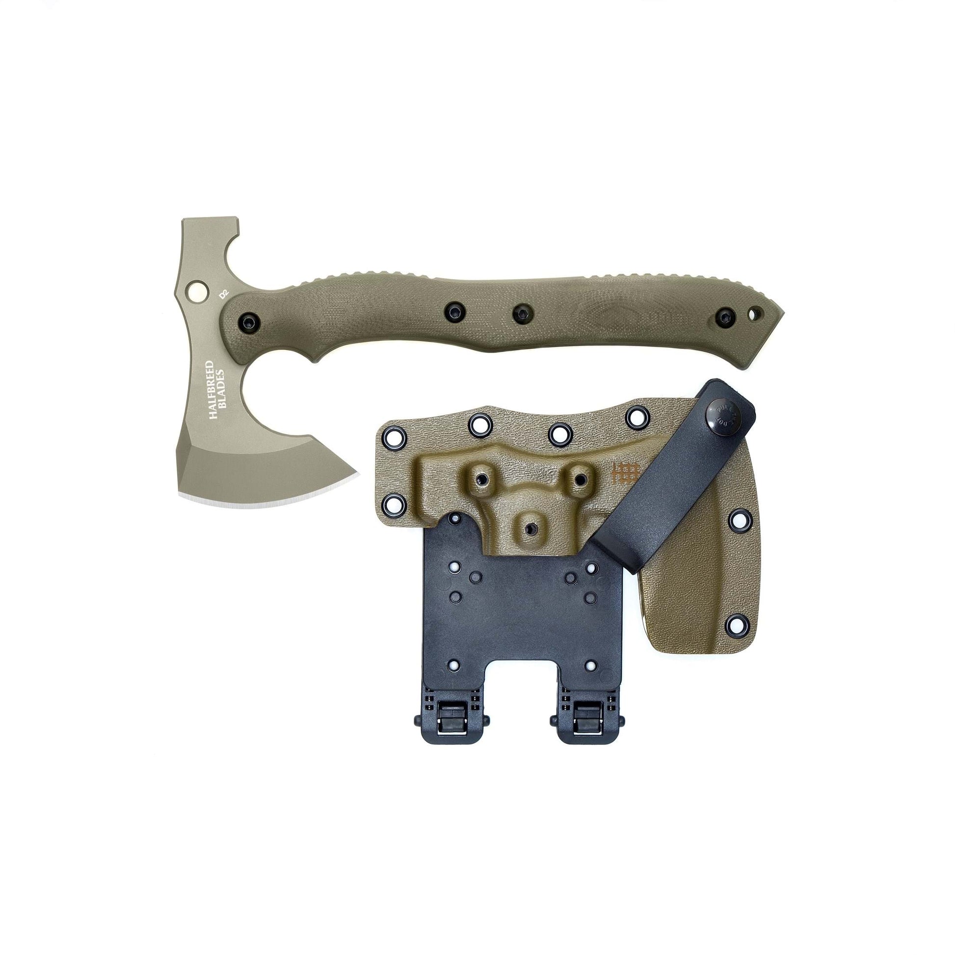 Halfbreed Blades CRA-01 OD Ranger Green Compact Rescue Axe 2