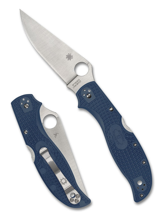 Spyderco C258PCBL Stretch 2 XL, SPY27, Blue FRN