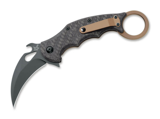 Fox Knives FX 599 TIT Karambit Elmax Titan Carbon Fiber 1