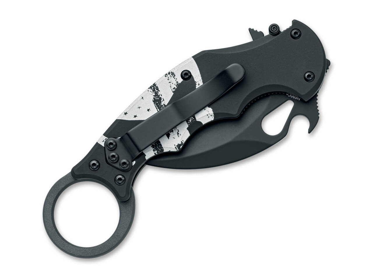 Fox Knives FX 599 Karambit The Skull N690 Aluminum 2