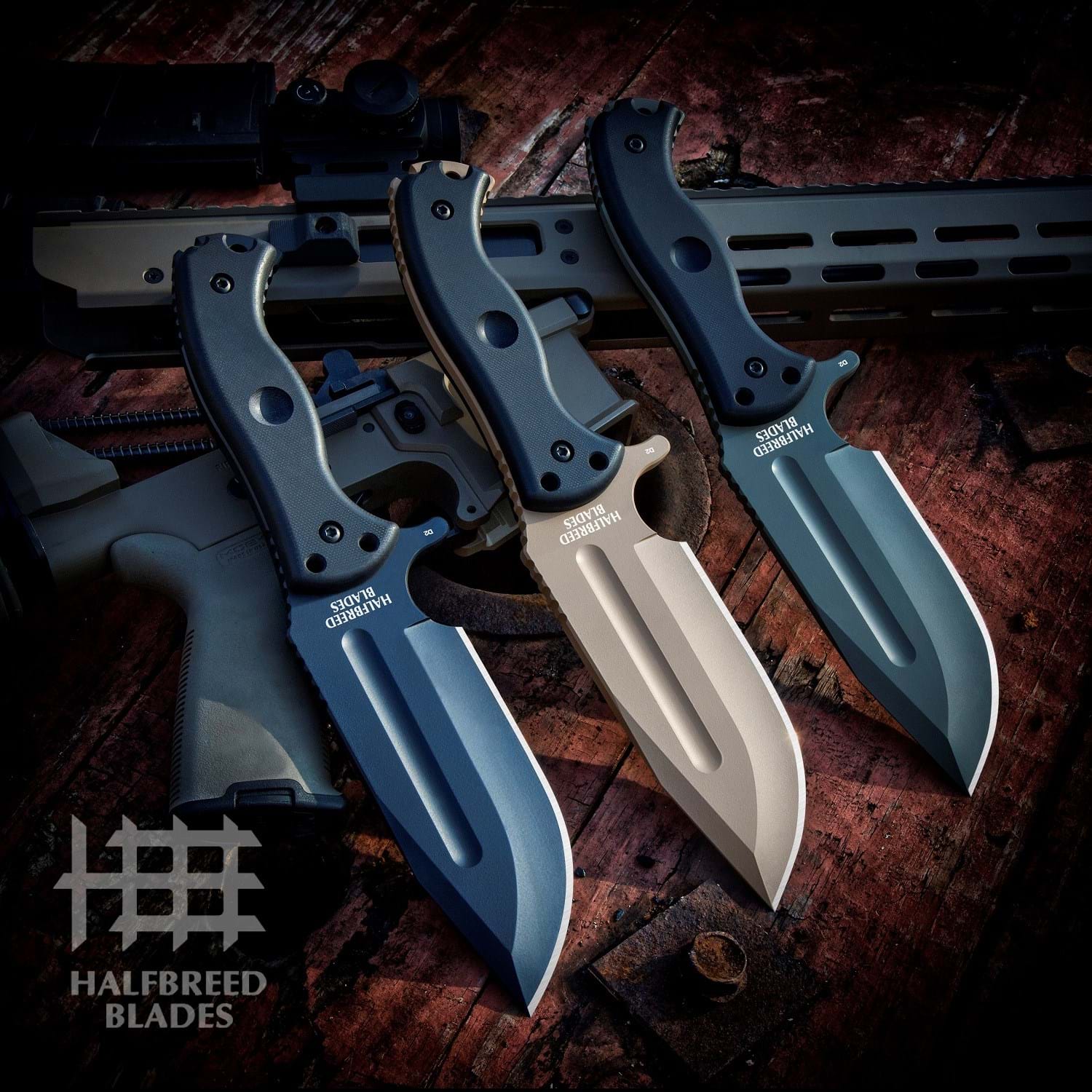Halfbreed Blades LBK-01 Ranger Green OD Large Bush Knife 4