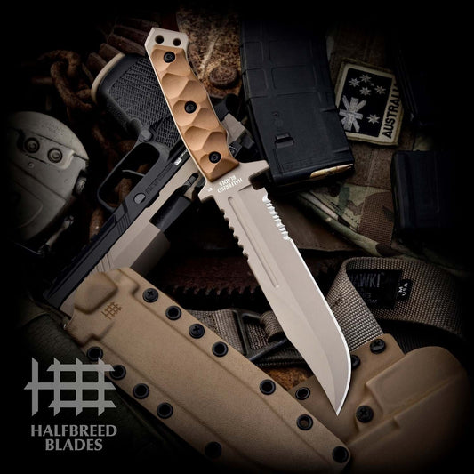 Halfbreed Blades LIK-01 Gen-2 Large Infantry Knife Dark Earth 1