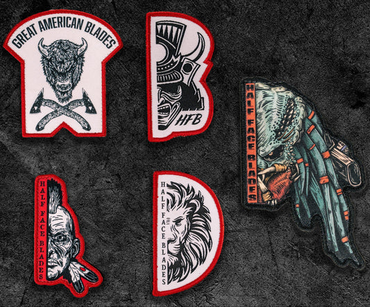 Half Face Blades Patches Set 5-Pack