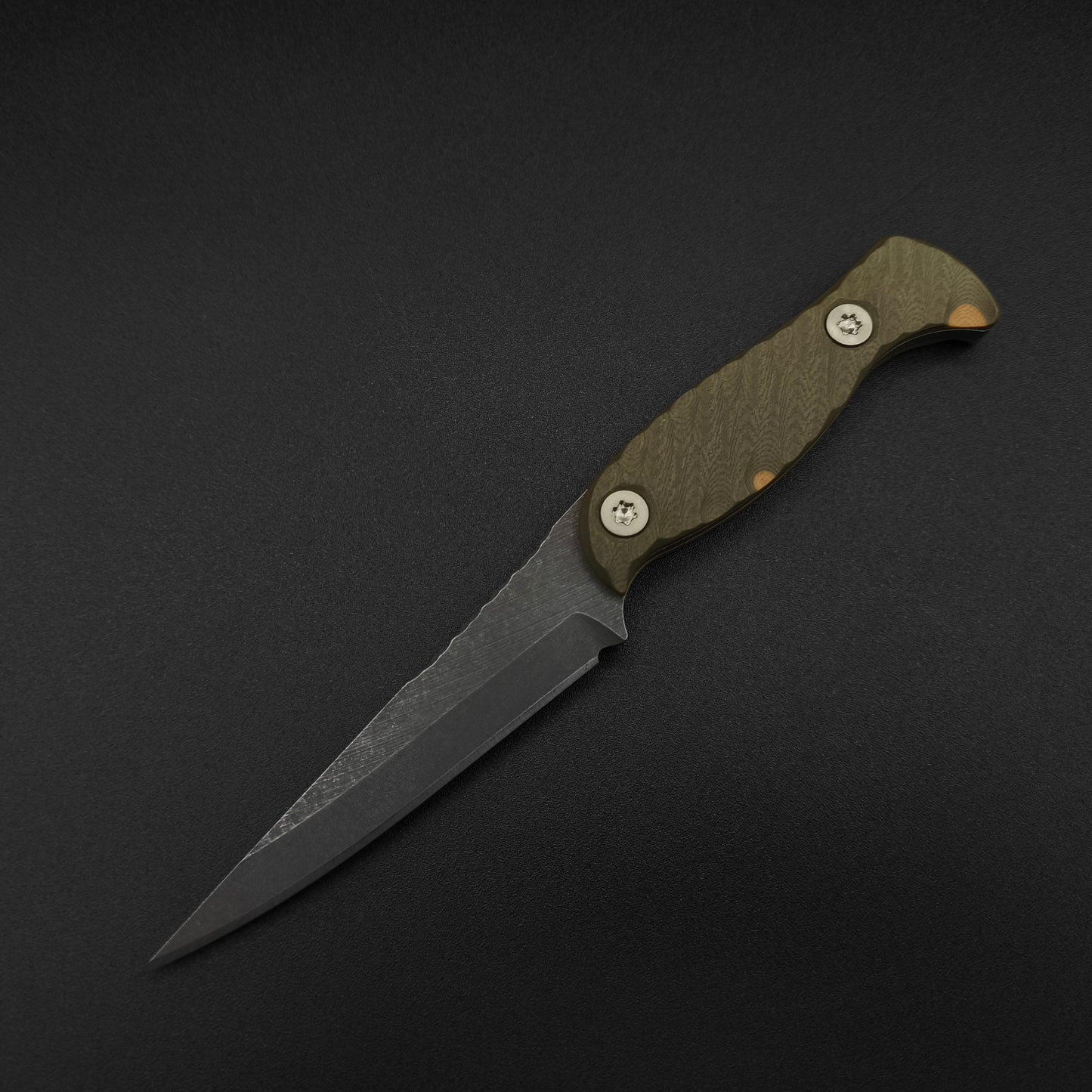 Half Face Blades Congressman OD Green and Coyote G10, stonewashed 2