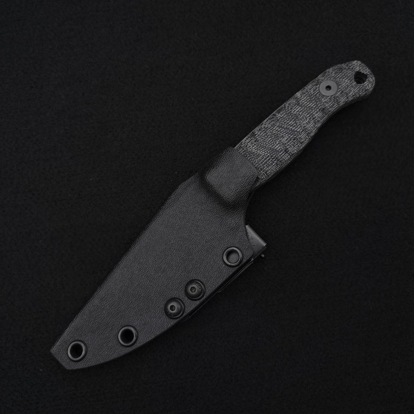 Half Face Blades Feather Light Black Canvas Micarta 4