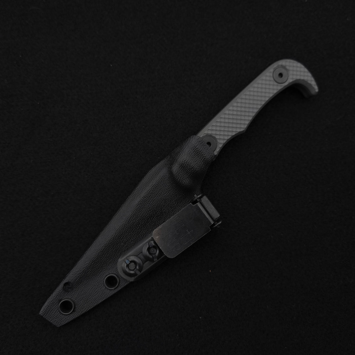 Half Face Blades Slenderman, Grey G10, Grey Cerakote
