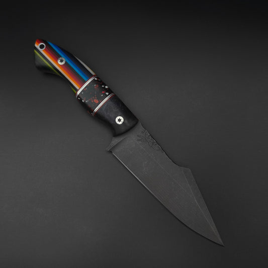 Half Face Blades Widow Maker Dyed Redwood, Fordite Chunk, Mexican Blanket G-Carta 1