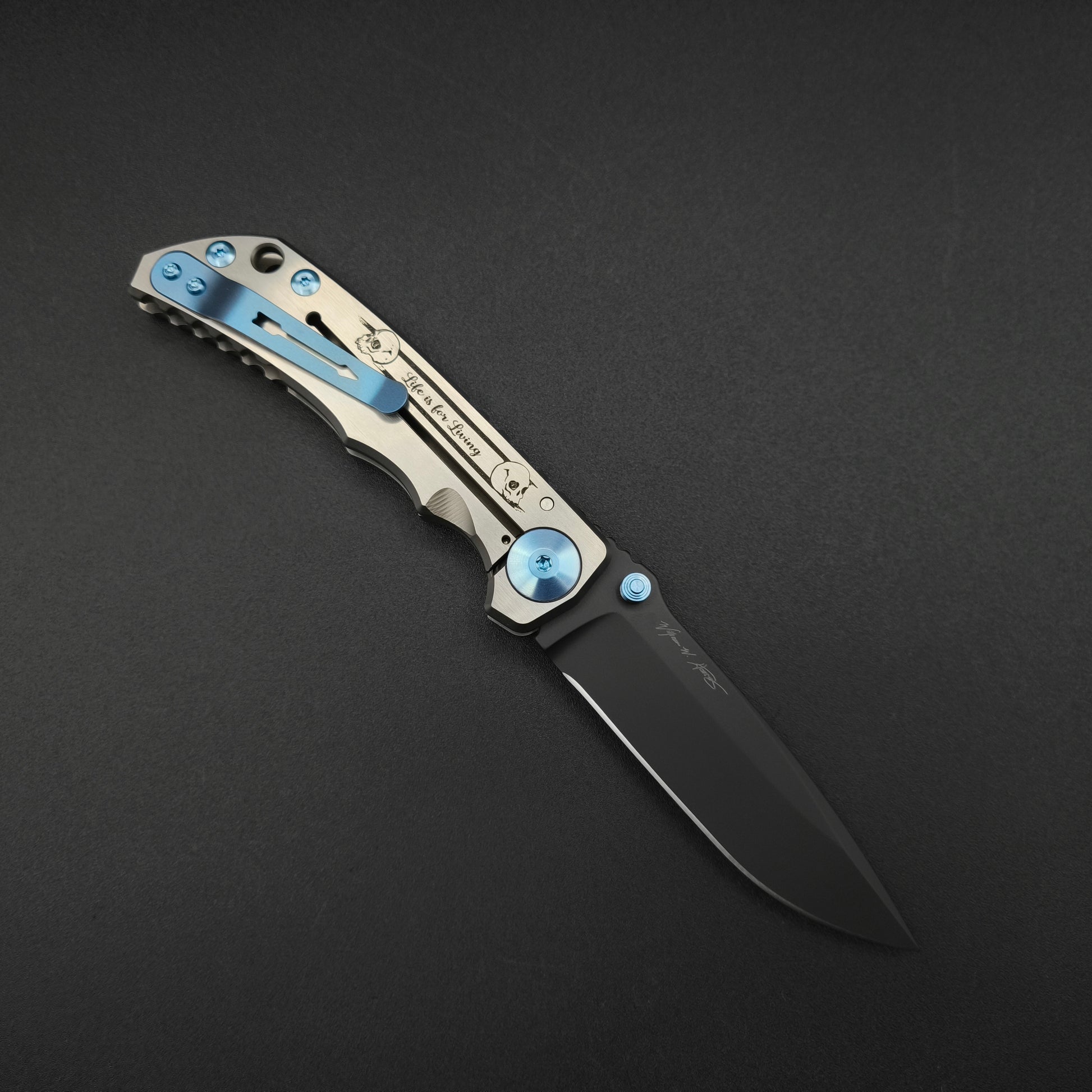 Spartan Blades Harsey Folder SHF SF5 Memento Mori 2