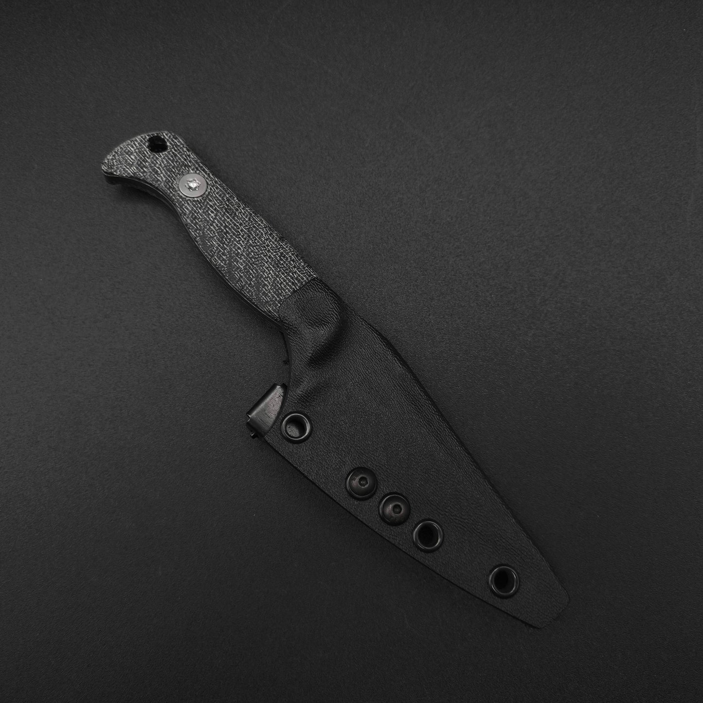 Half Face Blades Gulo Gulo, Black Canvas Micarta 3