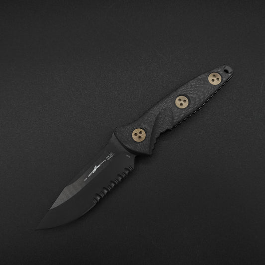 Microtech Knives Socom Alpha Mini S/E PS Black DLC CF 1