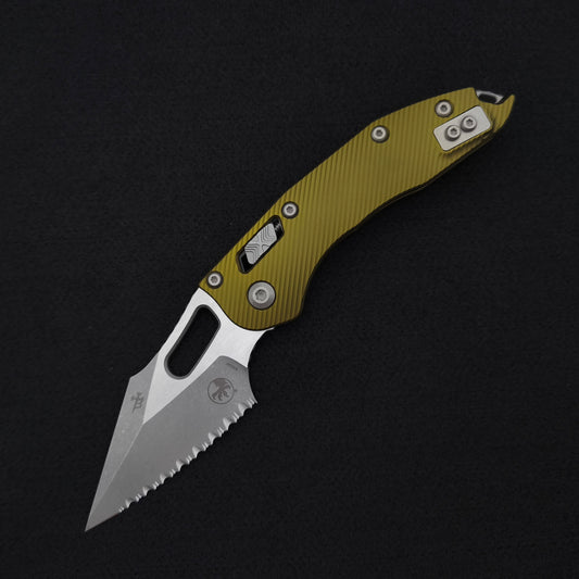 Microtech Stitch S/E Ram Lok OD Green Full Serrated M390MK Apocalyptic