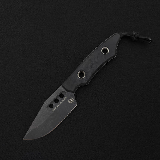 Heretic Knives - Kobold Bowie Battleworn Black - CPM Magnacut 1