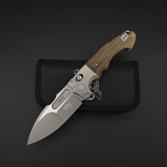 ADV Bullshark Gen 2, Titanium and Micarta 1