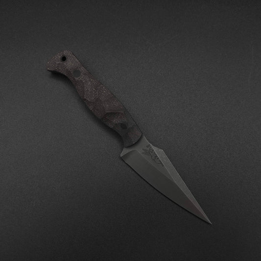 Half Face Blades Gulo Gulo, Bison Jute Micarta 1