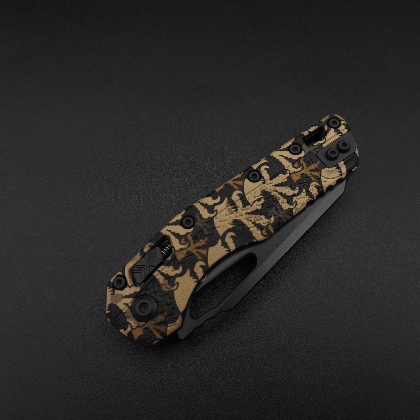 Microtech MSI S/E Tri-Grip Polymer Claw Camo 3