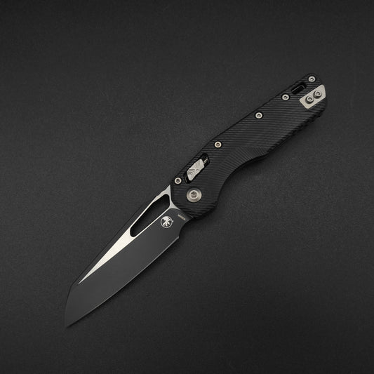 Microtech MSI S/E Ram-Lok fluted G10 Black Two-Tone 1