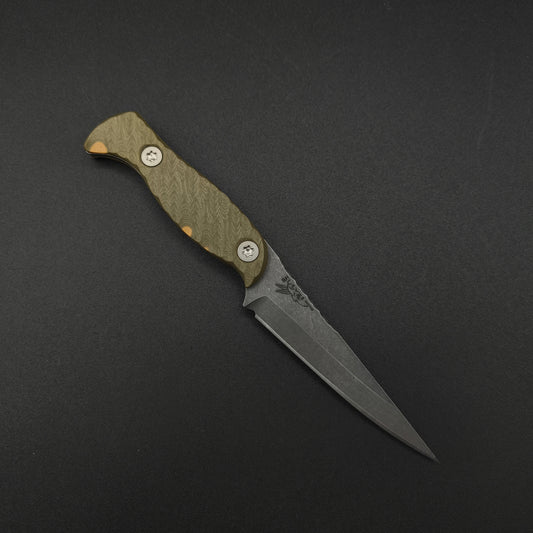 Half Face Blades Congressman OD Green and Coyote G10, stonewashed 1