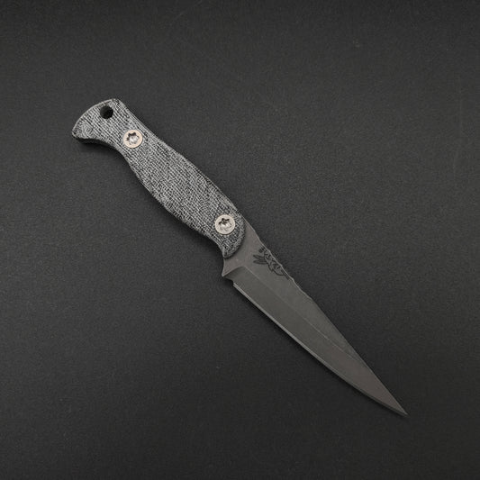 Half Face Blades Congressman Black Canvas Micarta 1