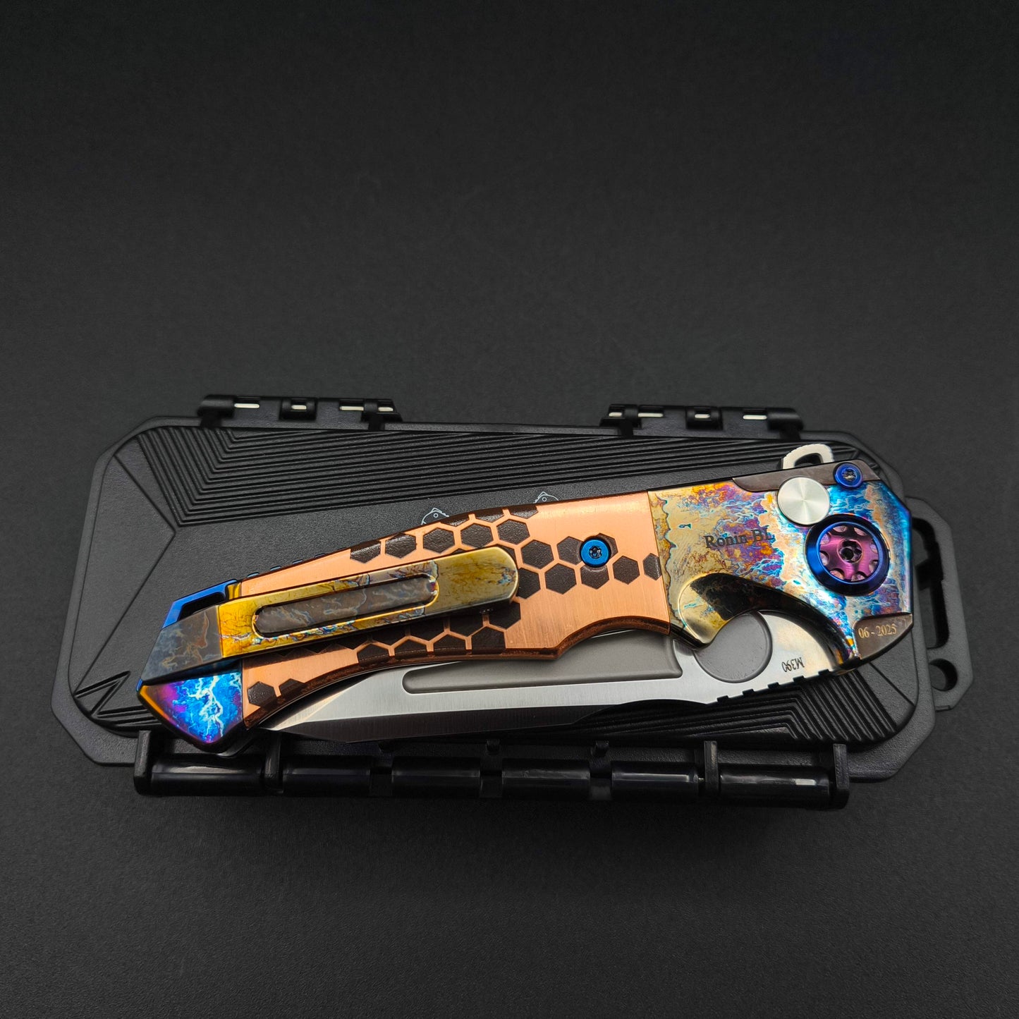 ADV Ronin Acid Rain Titan, Copper Inlays, Satin Blade 4