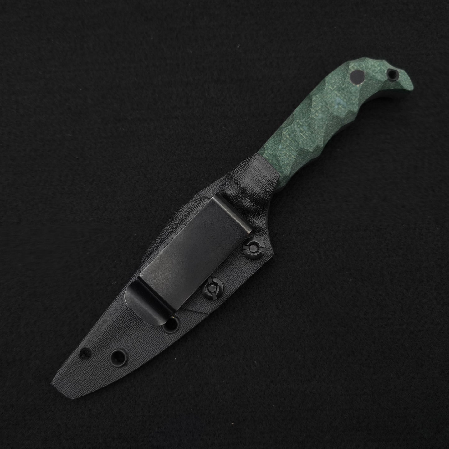 Half Face Blades Senator Juniper Green Jute Micarta