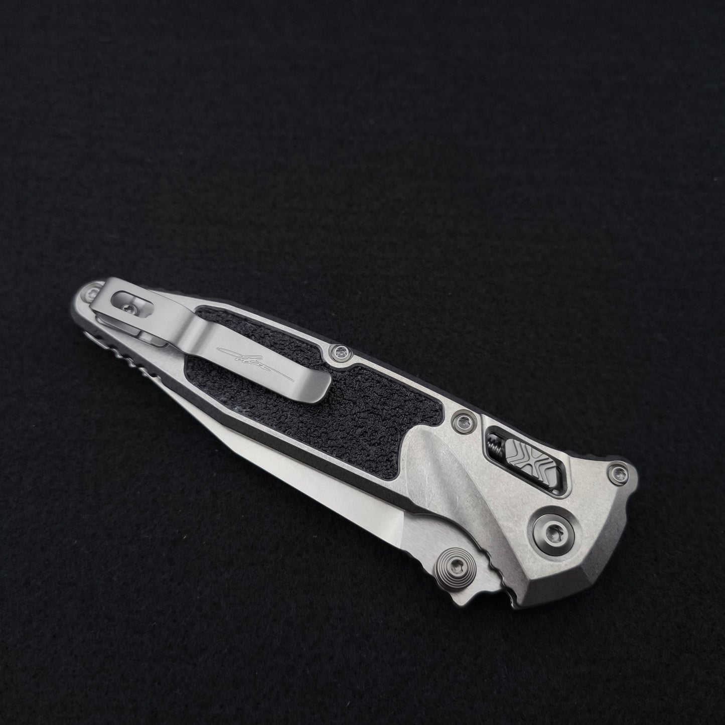 Microtech Knives Socom RAM-LOK Spear Point Marfione Select Purple 5