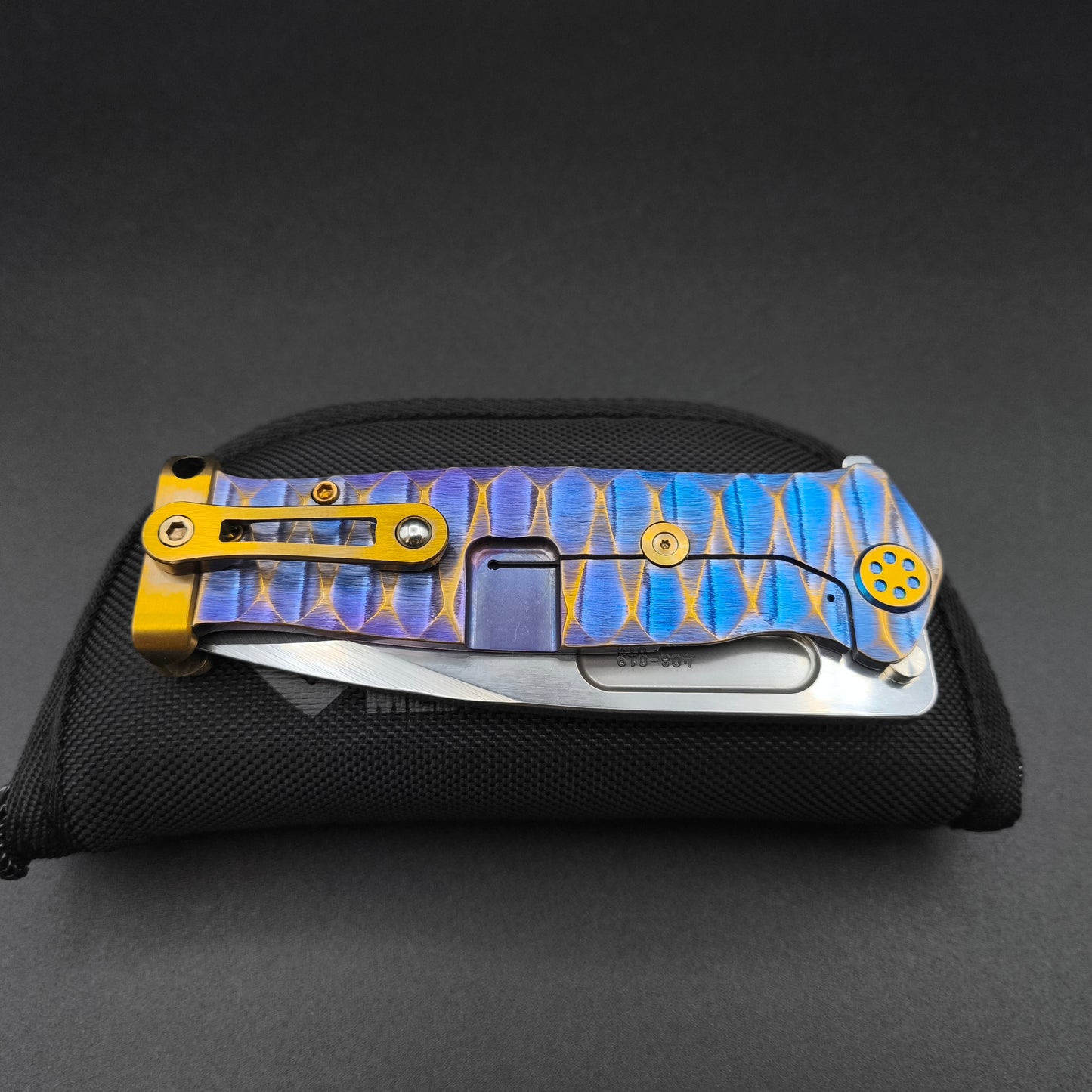 Medford USMC FF Fighter Flipper, Blue Violett Fade Diamondhead 4
