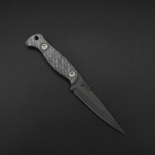 Half Face Blades Congressman Black Canvas Micarta 1