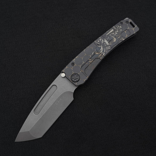 Medford Marauder H Acid Dist Tanto, Samurai Series "Samurai Armor", Limited Edition 1