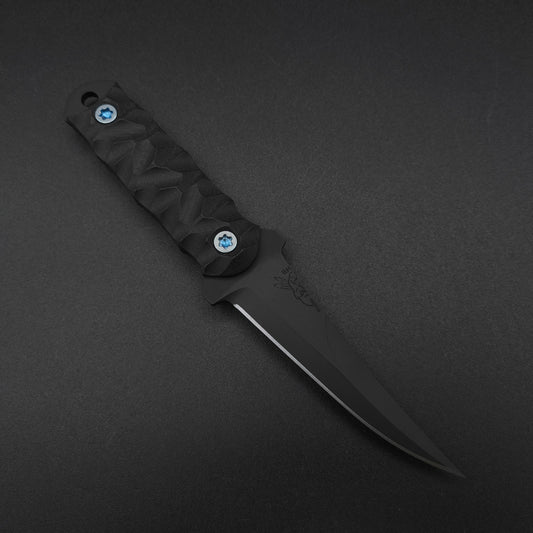 Half Face Blades Combat Filet Black G10, Armor Black 1