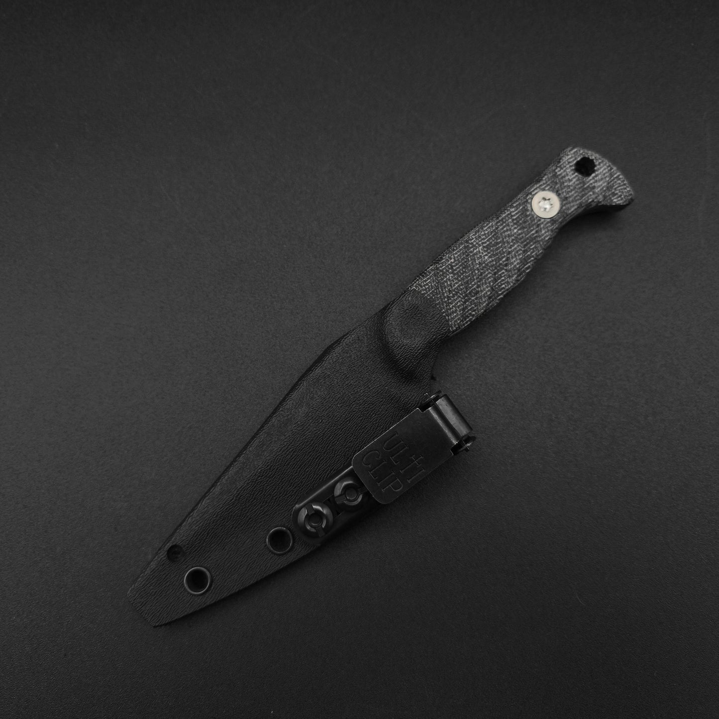 Half Face Blades Gulo Gulo, Black Canvas Micarta 4