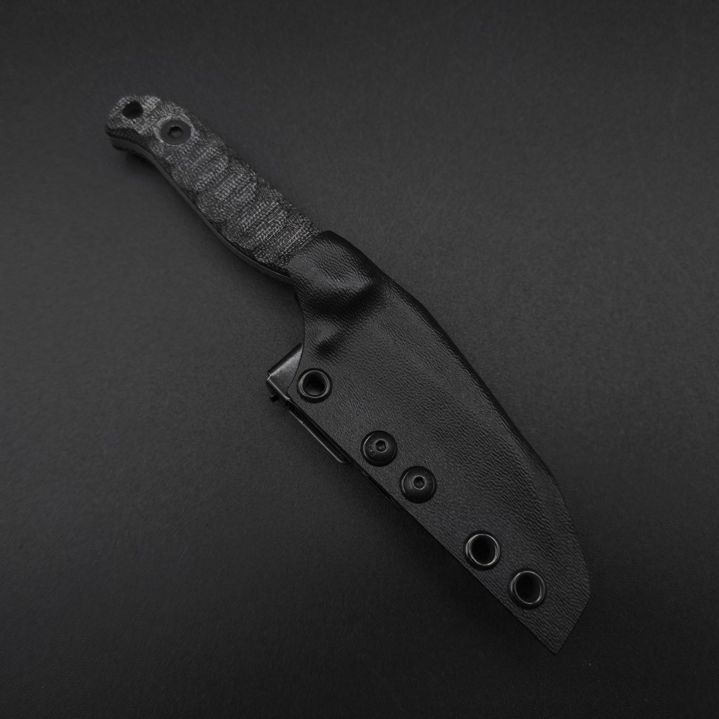 Half Face Blades Gula Gula Black canvas micarta, stonewashed 3