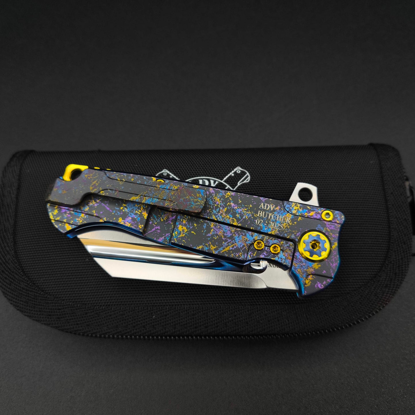 ADV Mini Butcher Titanium Dazzle Finish 4