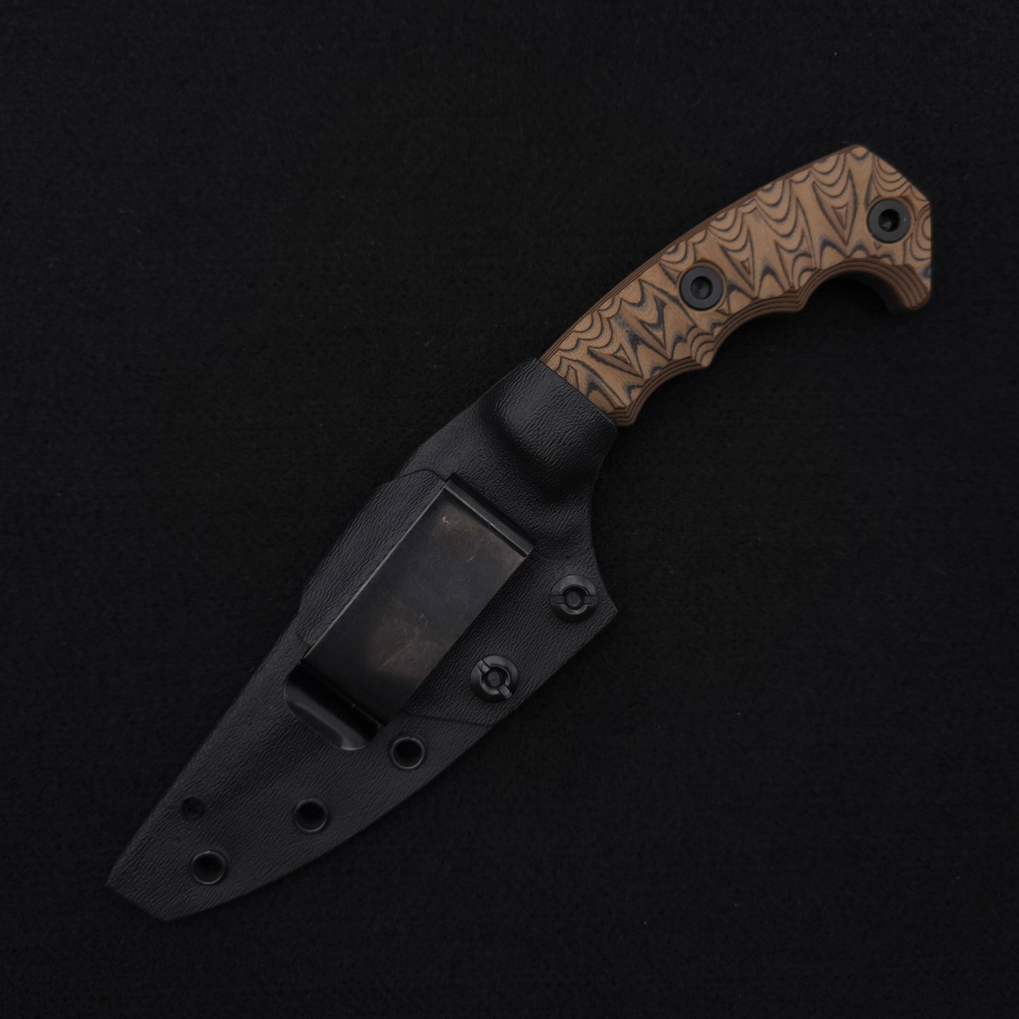 Half Face Blades HUMINT 4" Tan/Black G10 4
