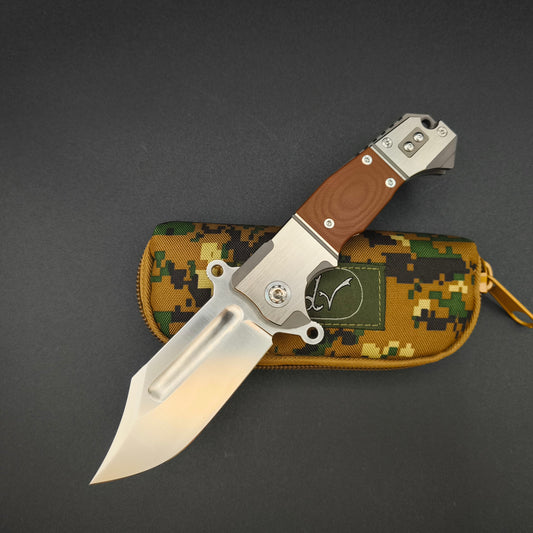 ADV Badlands Bowie Brown G10 1