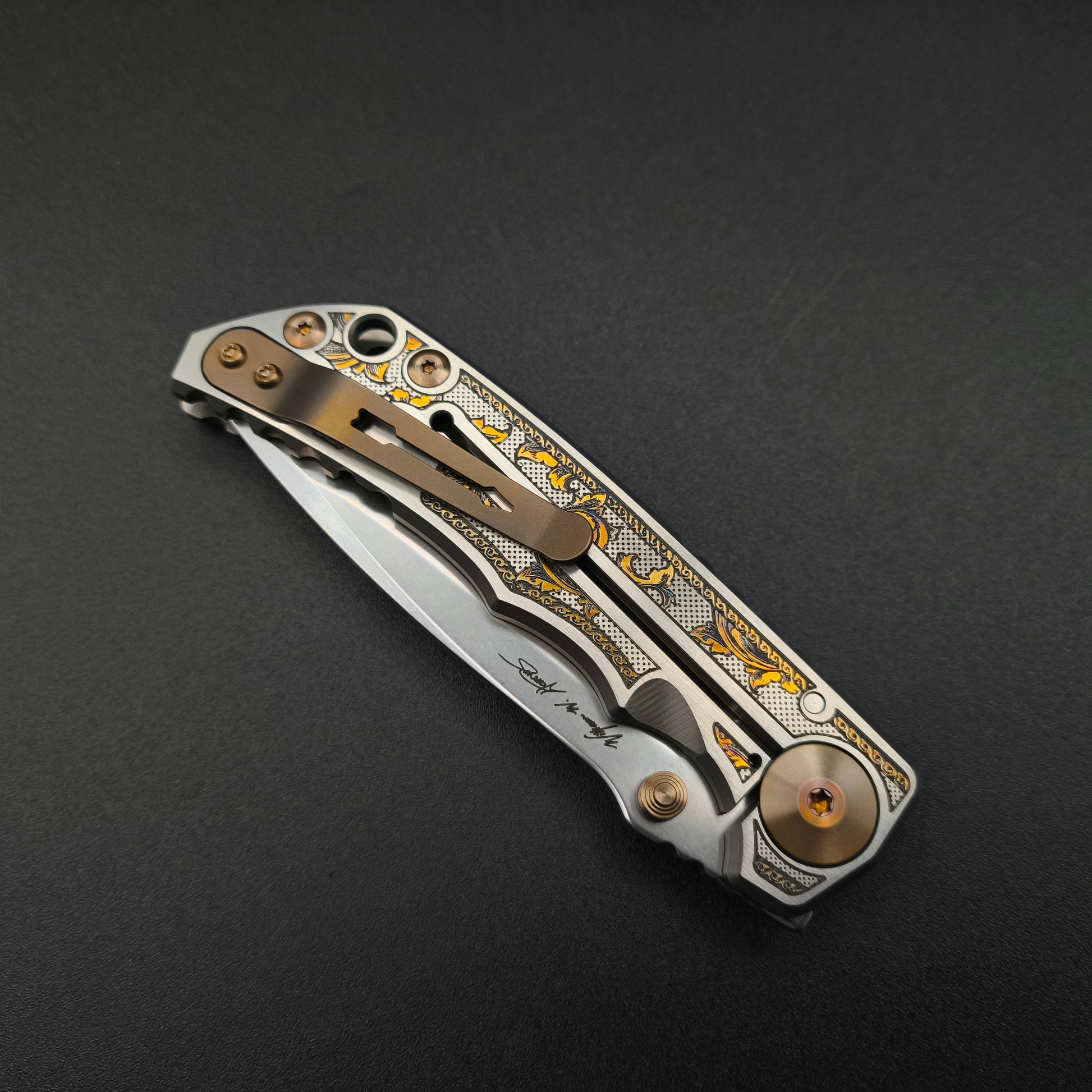 Spartan Blades Harsey Folder SHF SF5 Flourishes 4