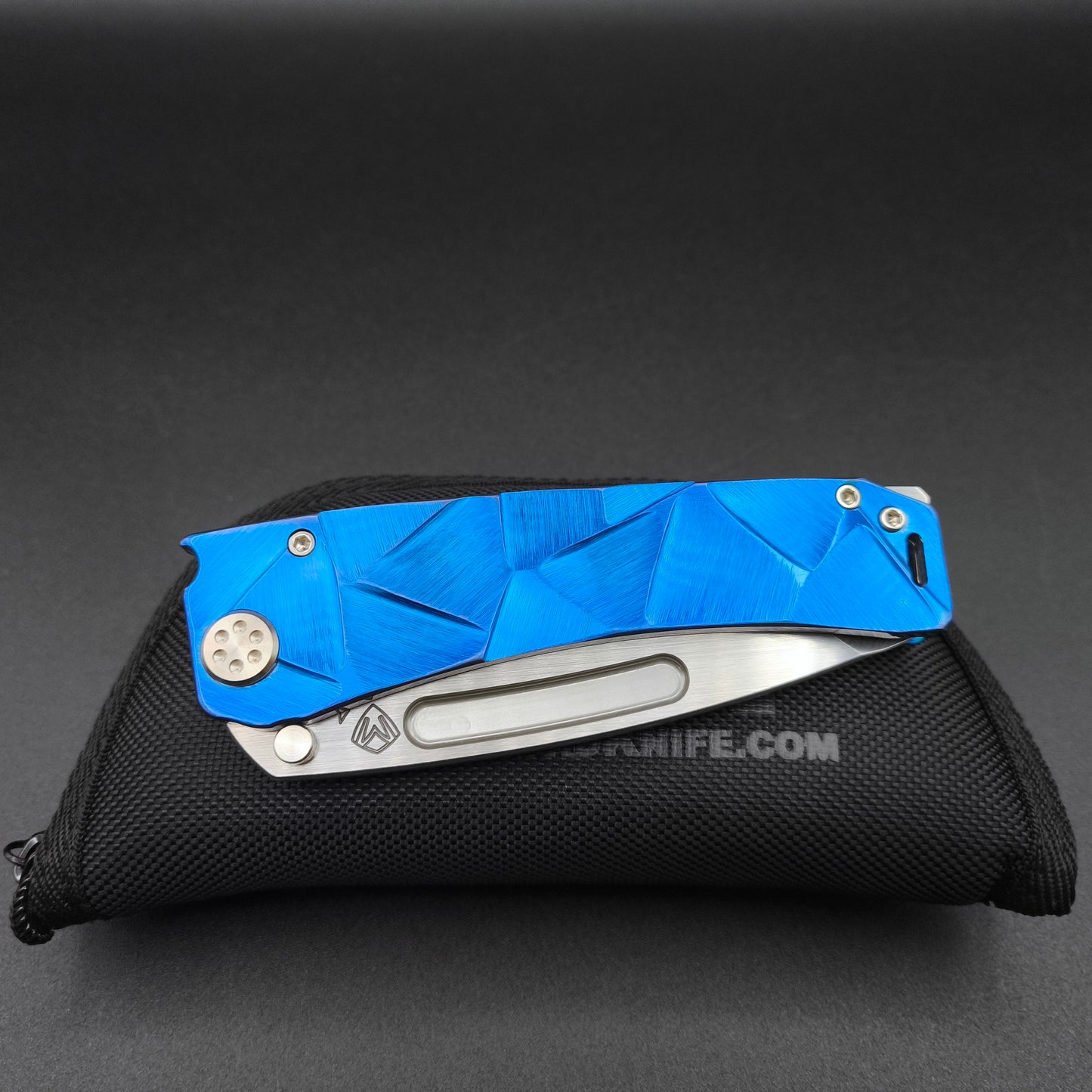 Medford Marauder H, Satin Tanto, Blue Stained Glass 3