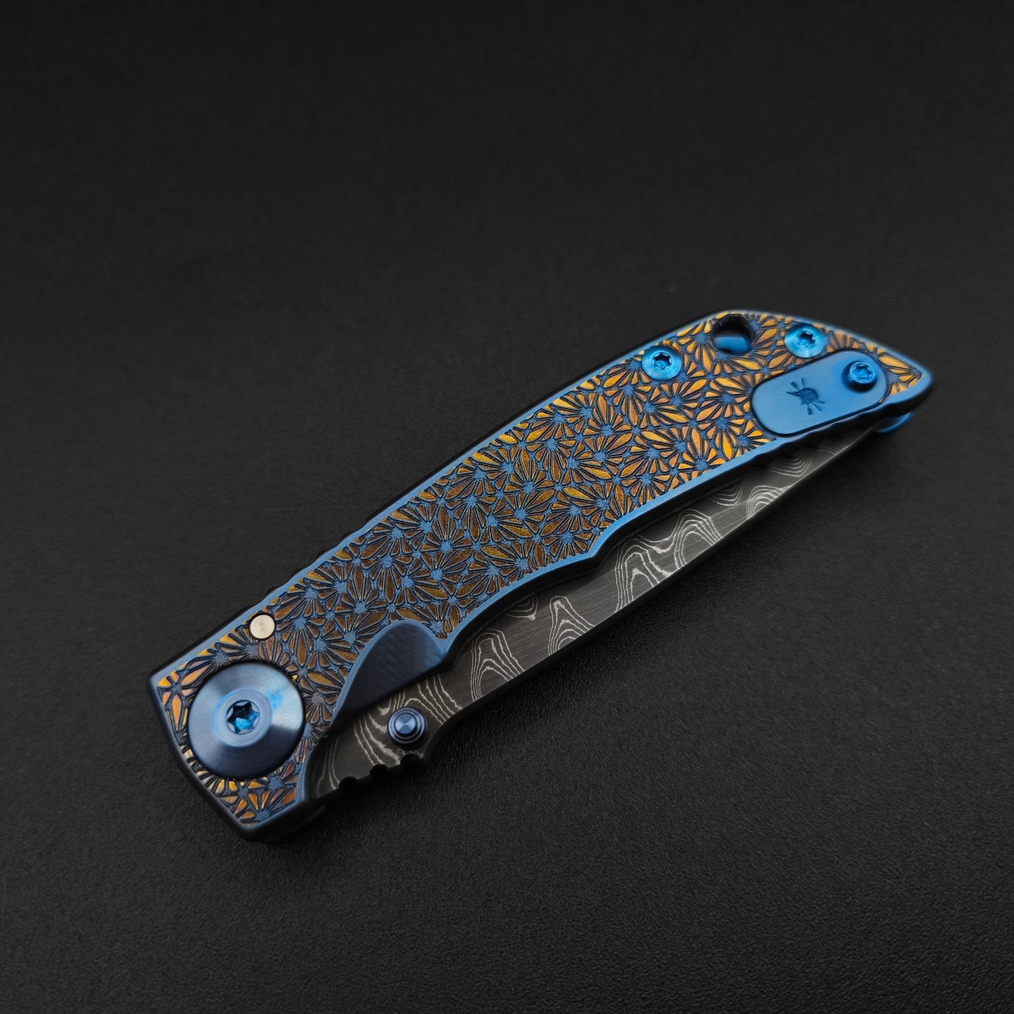 Spartan Blades Harsey Folder SHF 3.25 SF10 Custom Chad Nichols Damascus Regal 4