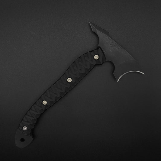 Half Face Blades Crescent Hawk Black G10 1