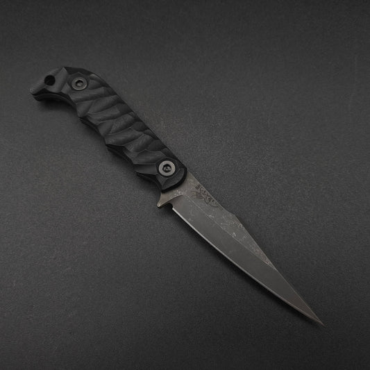 Half Face Blades Senator Black G10, stonewashed 1