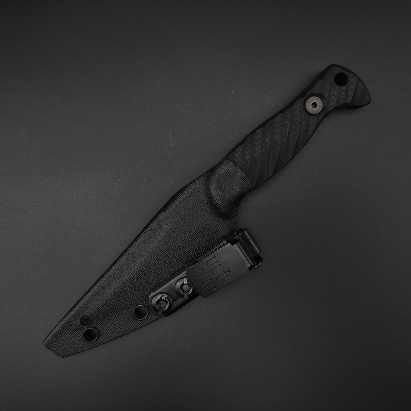 Half Face Blades Gulo Gulo, Black G10, 80's RAD Splatter Cerakote 4