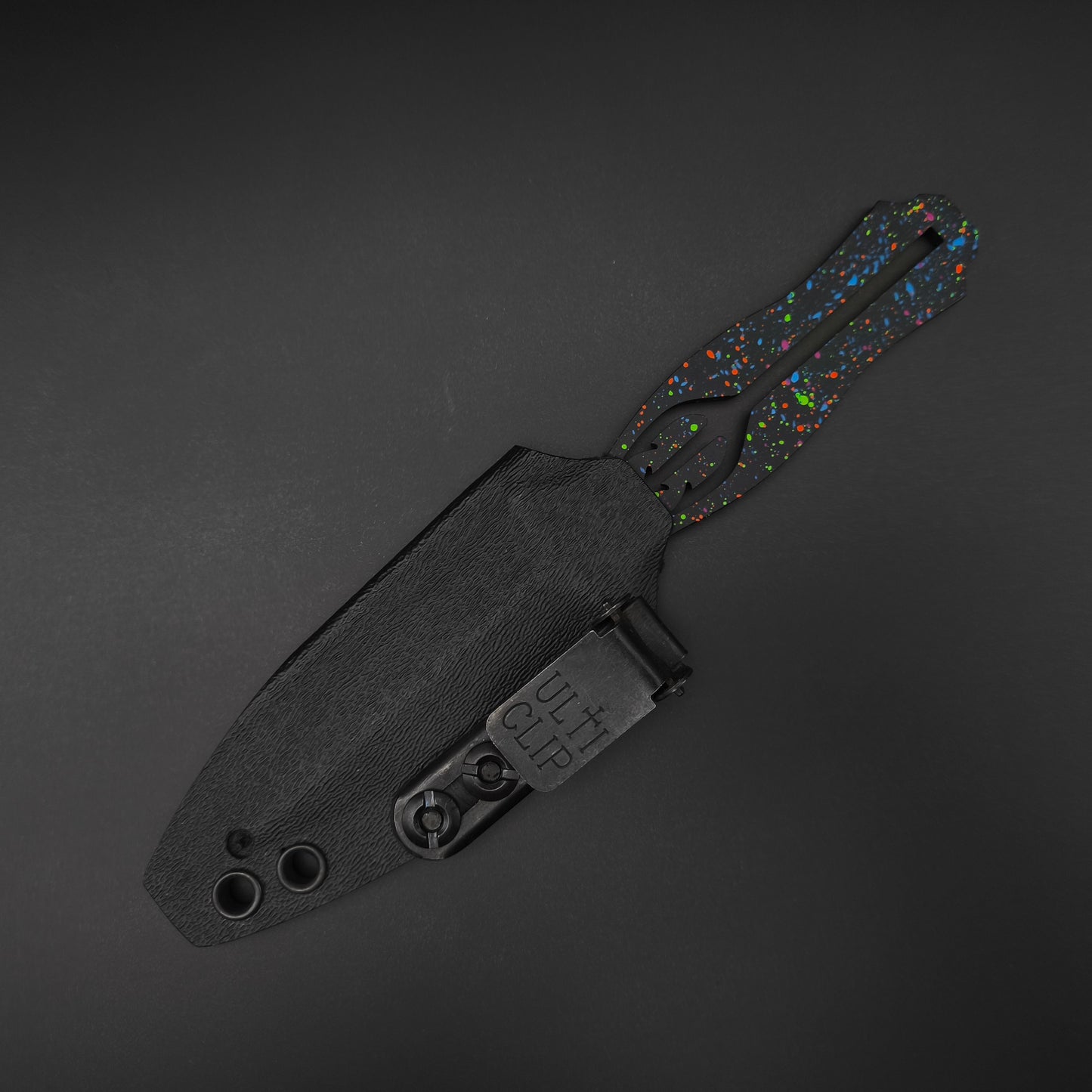 Half Face Blades Trident Dagger, 80's Splatter Cerakote 4