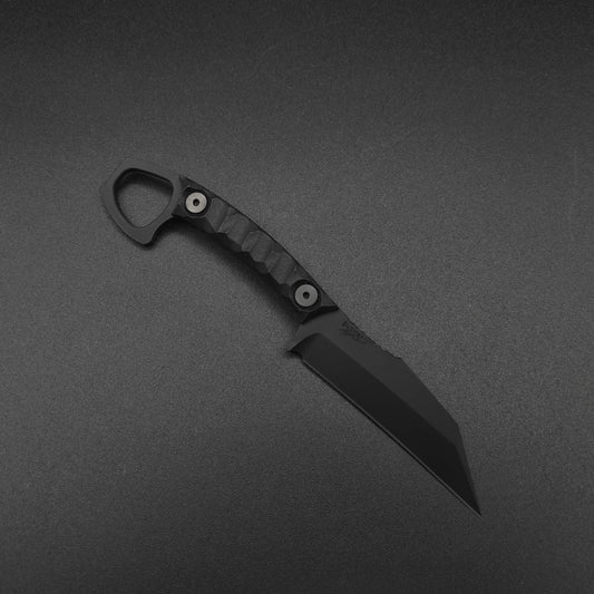 Half Face Blades SHPOS Black G10, Armor Black Cerakote 1