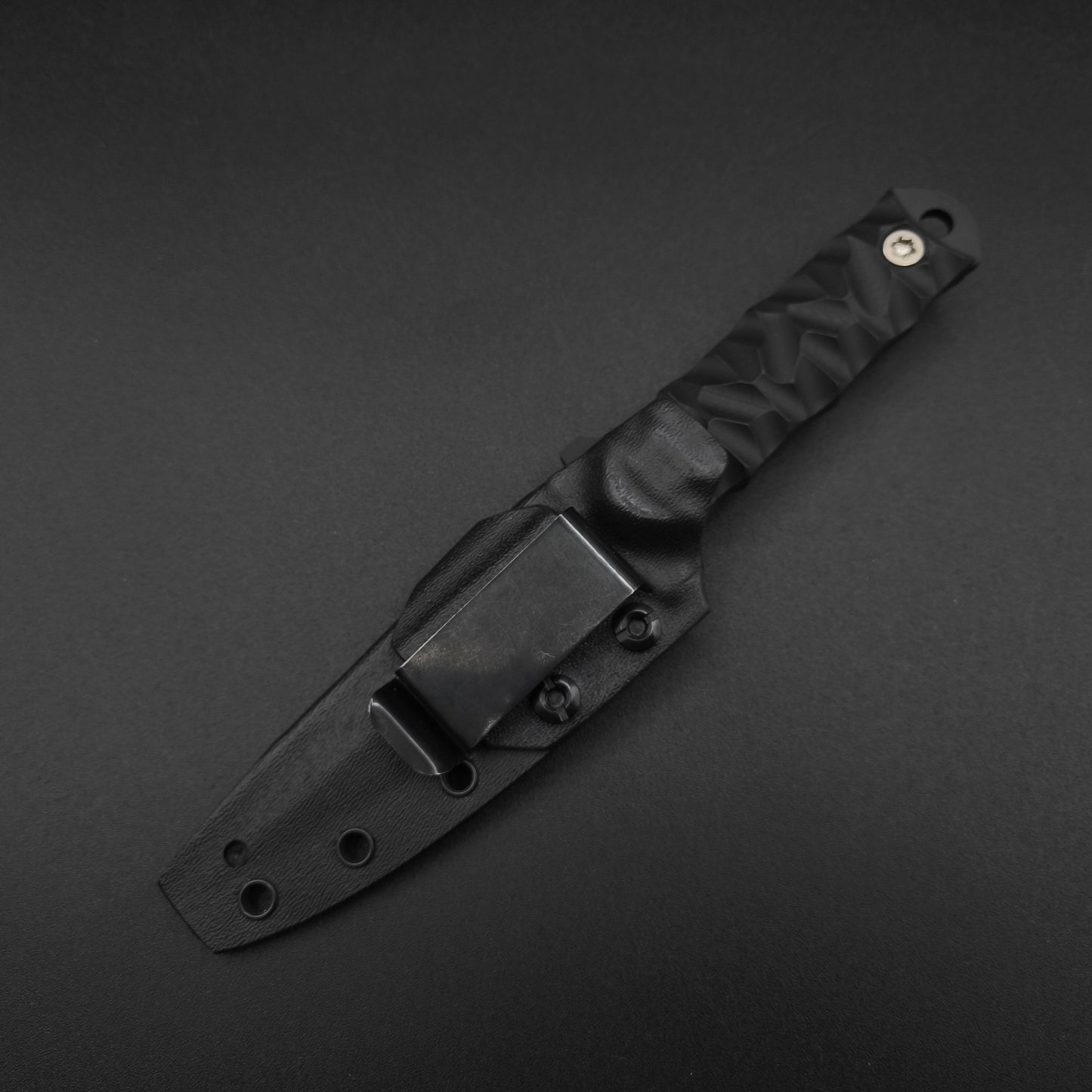 Half Face Blades Combat Dagger Black G10, Armor Black 4
