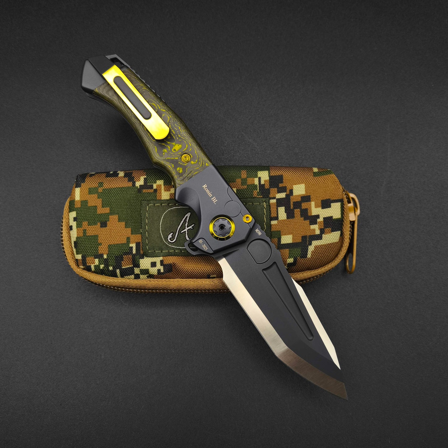 ADV Ronin Kalgard, Titan, Yellow Carbon Fiber 2