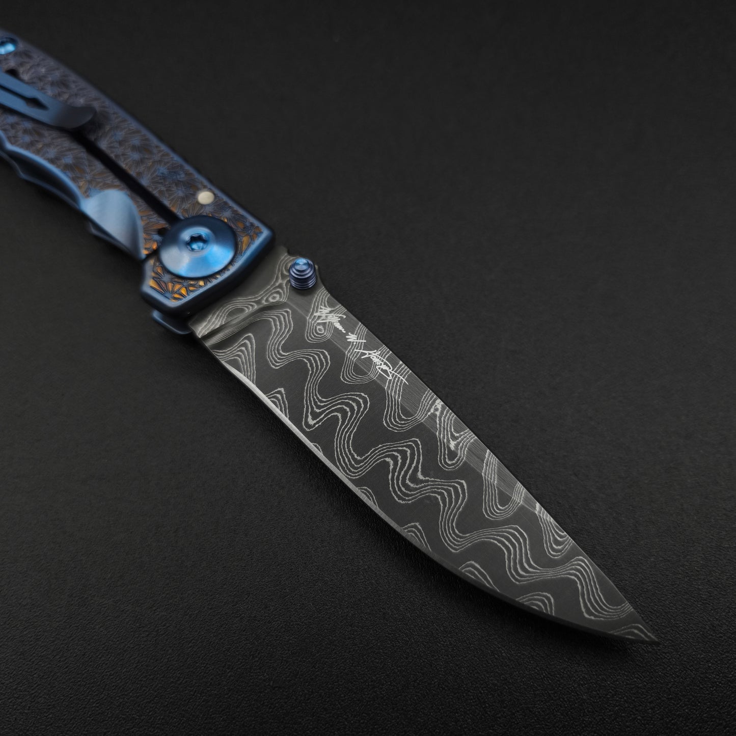 Spartan Blades Harsey Folder SHF 3.25 SF10 Custom Chad Nichols Damascus Regal 3